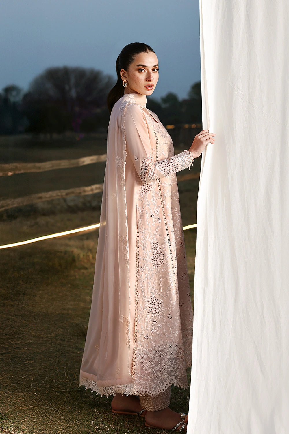 Azure | Luxury Lawn 26 | Petaline