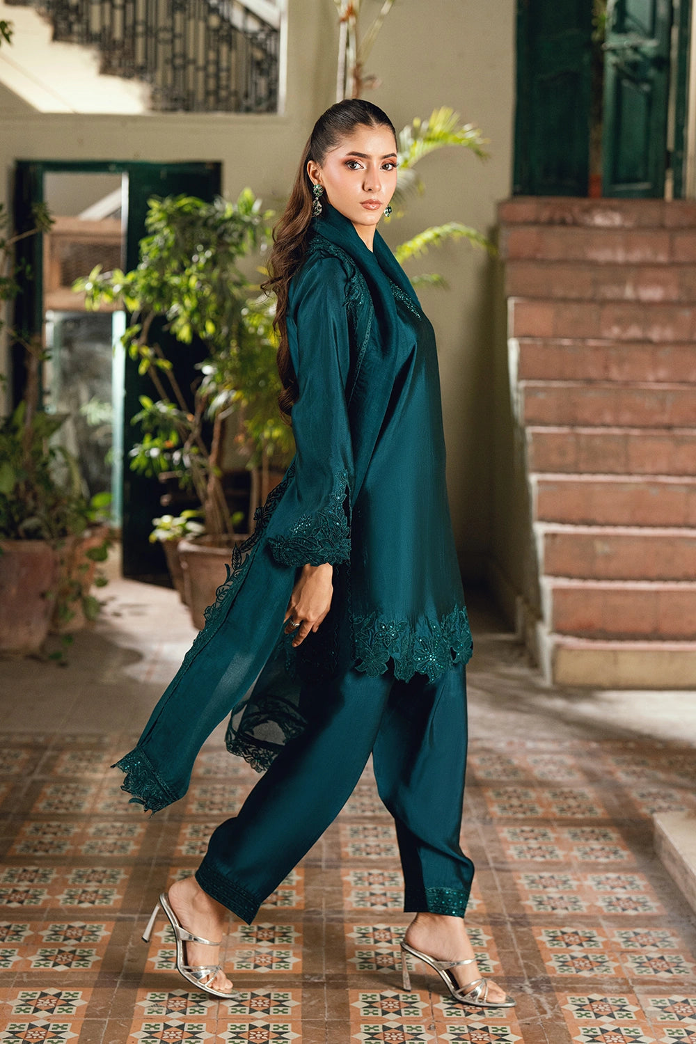 Azure | Vogue Formals | Teal Tiara