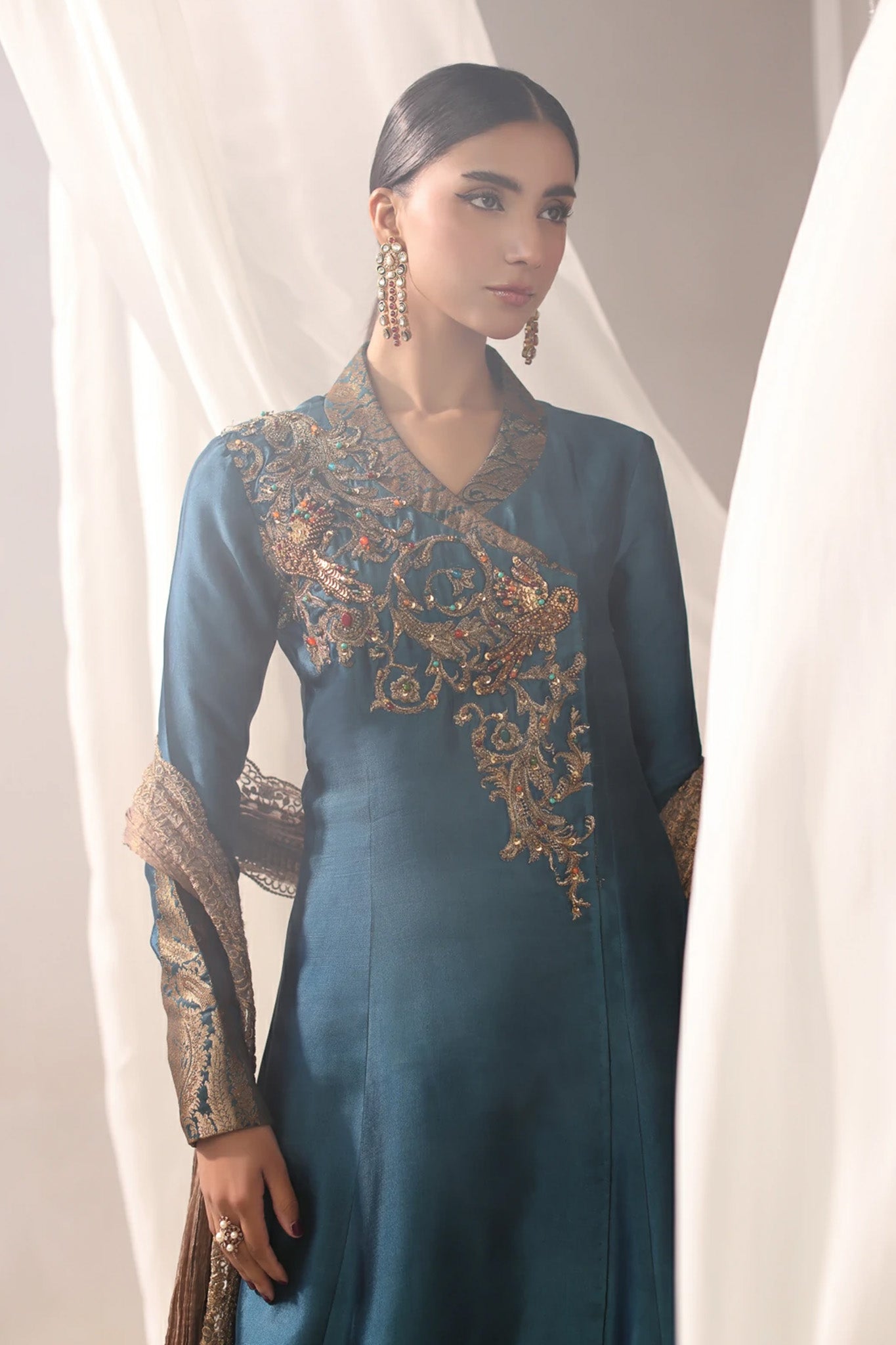 Musferah Saad | Into Twilight | Teal Temptress