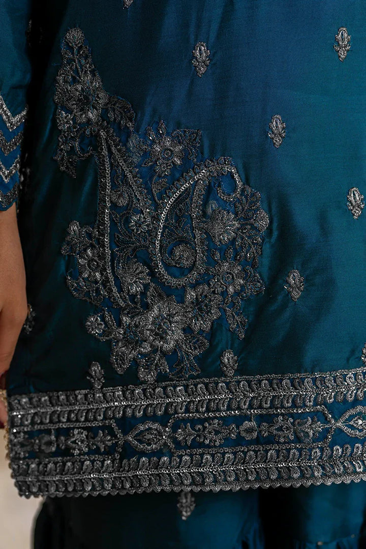 Ellena | Pret Dresses | 3-PC Stitched Embroidered Suit 815BLS