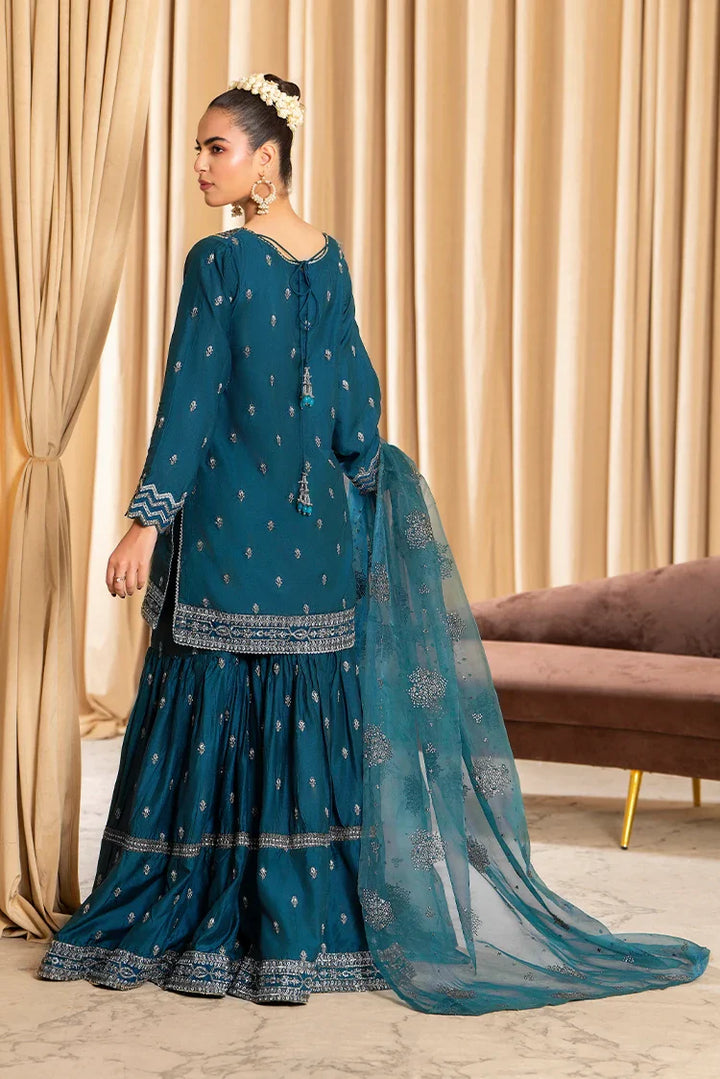 Ellena | Pret Dresses | 3-PC Stitched Embroidered Suit 815BLS