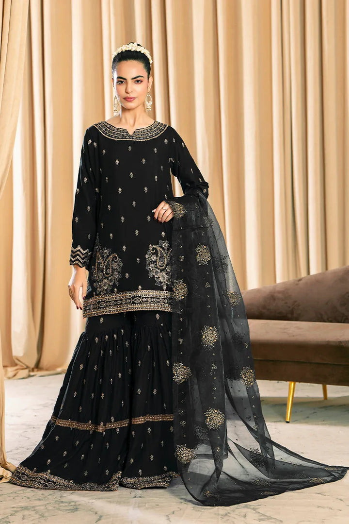 Ellena | Pret Dresses |3-PC Stitched Embroidered Suit 815NYS