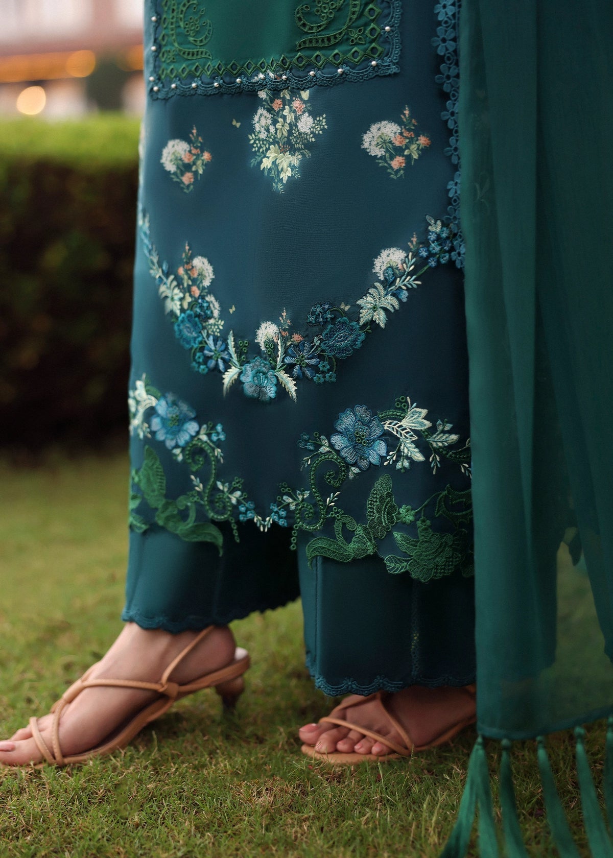 Sardinia | Embroidered Lawn Edit 26 | Hillside Teal