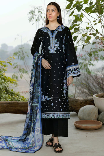 Farasha | Summer Weaves Embroidered Lawn | Ashen Light