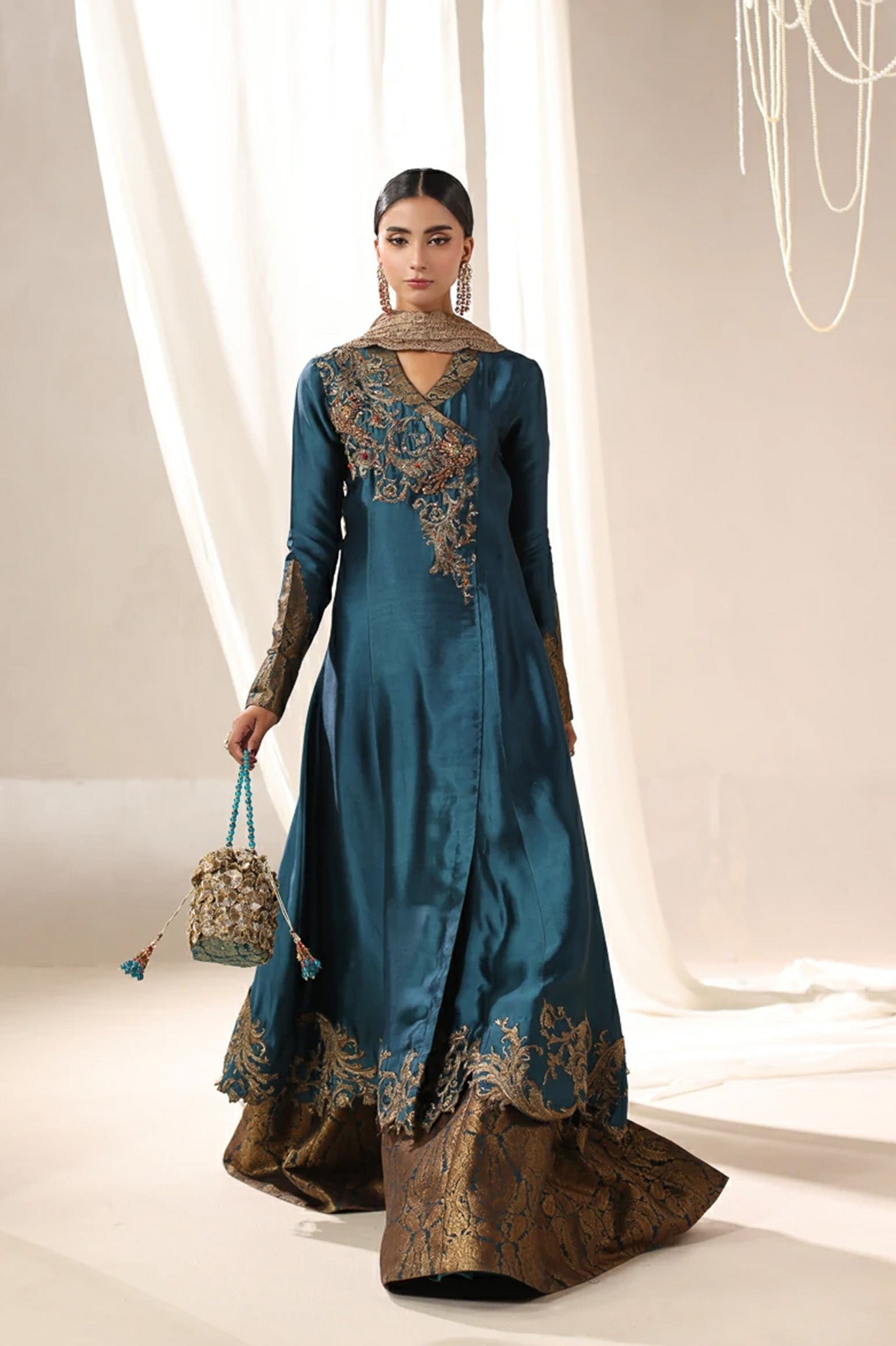 Musferah Saad | Into Twilight | Teal Temptress