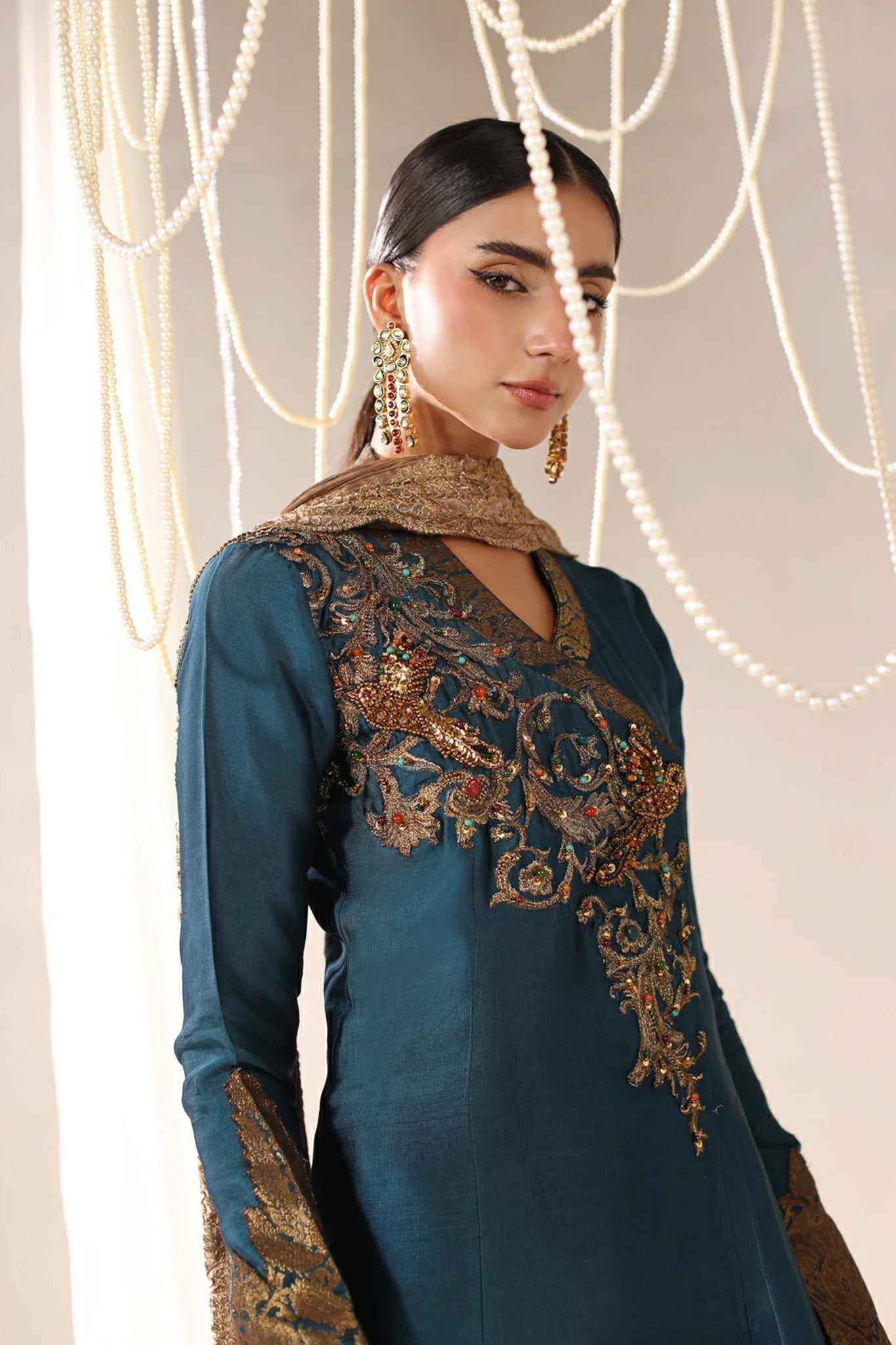 Musferah Saad | Into Twilight | Teal Temptress