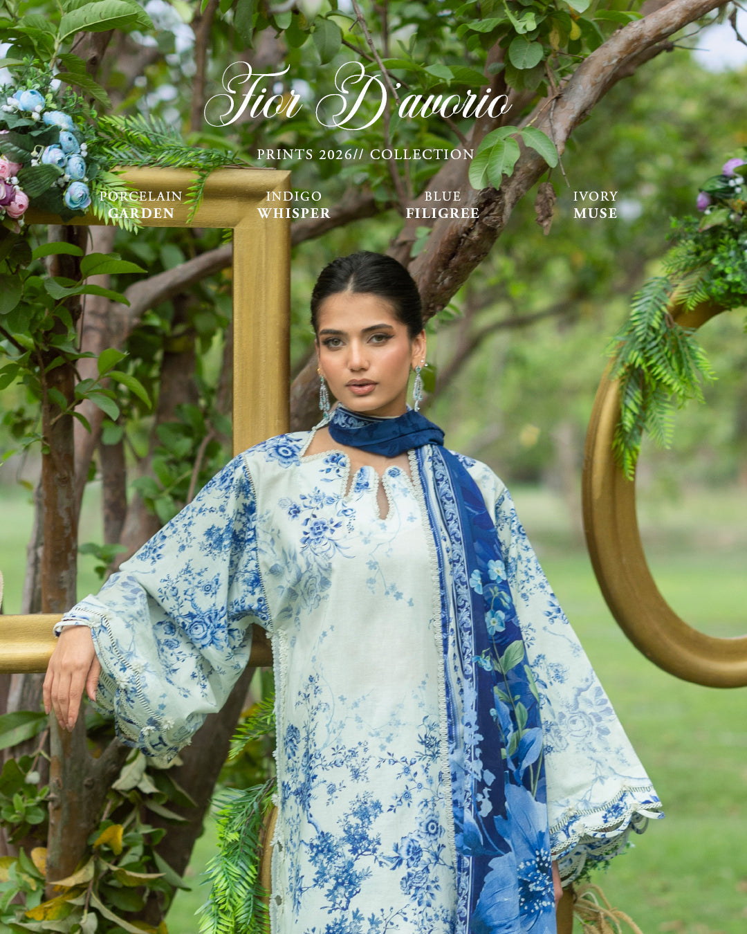 Elaf Premium | Bridgerton Prints 26 | EPB-7B FIORI D'AVORIO