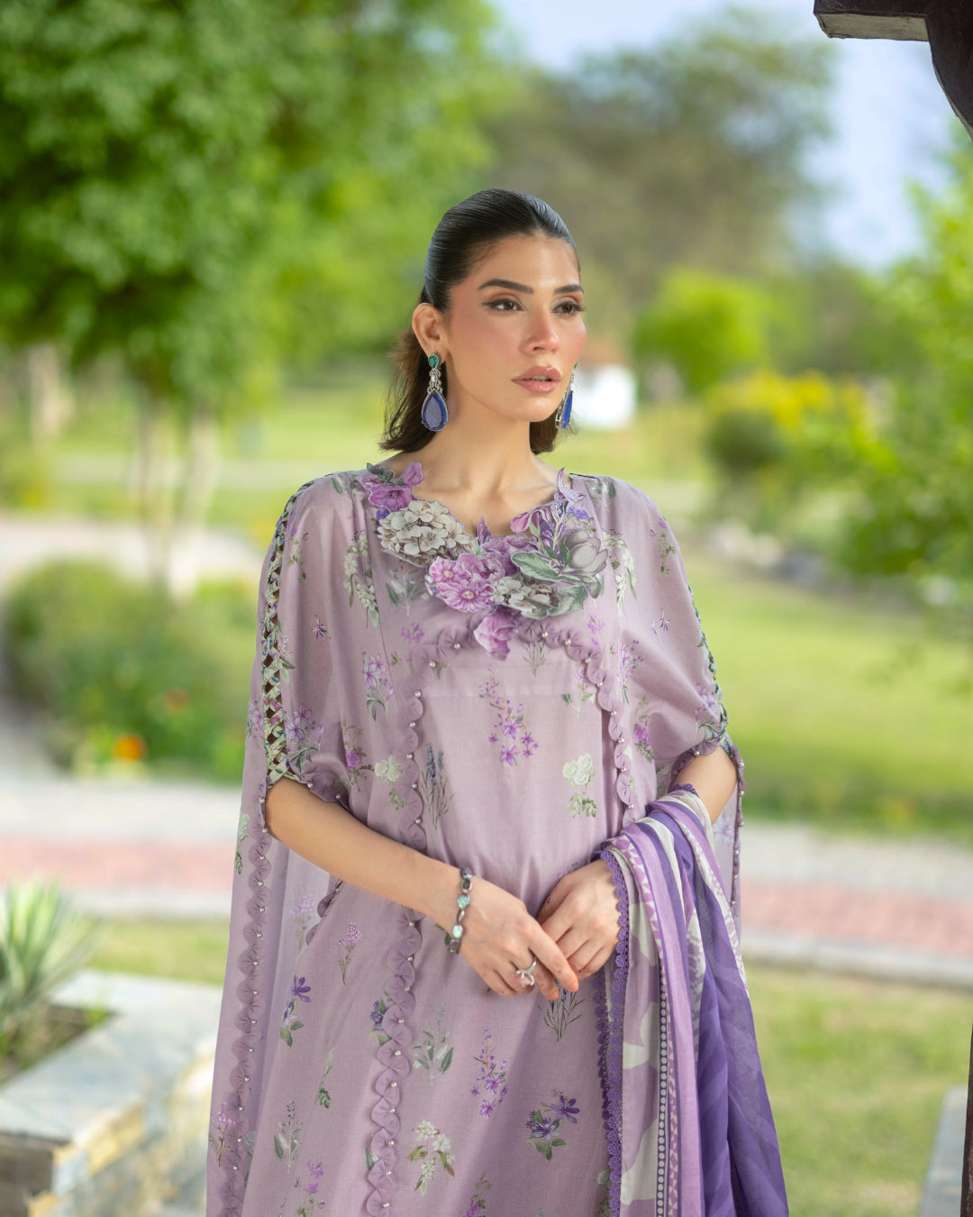 Elaf Premium | Bridgerton Prints 26 | EPB-6A LILAC GARDEN