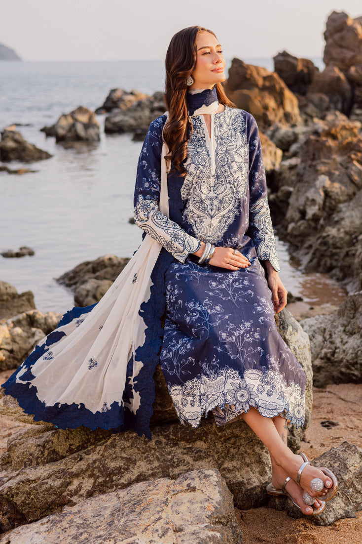 Marjjan | Sahil Lawn | MPL-90 B (Navy Blue)