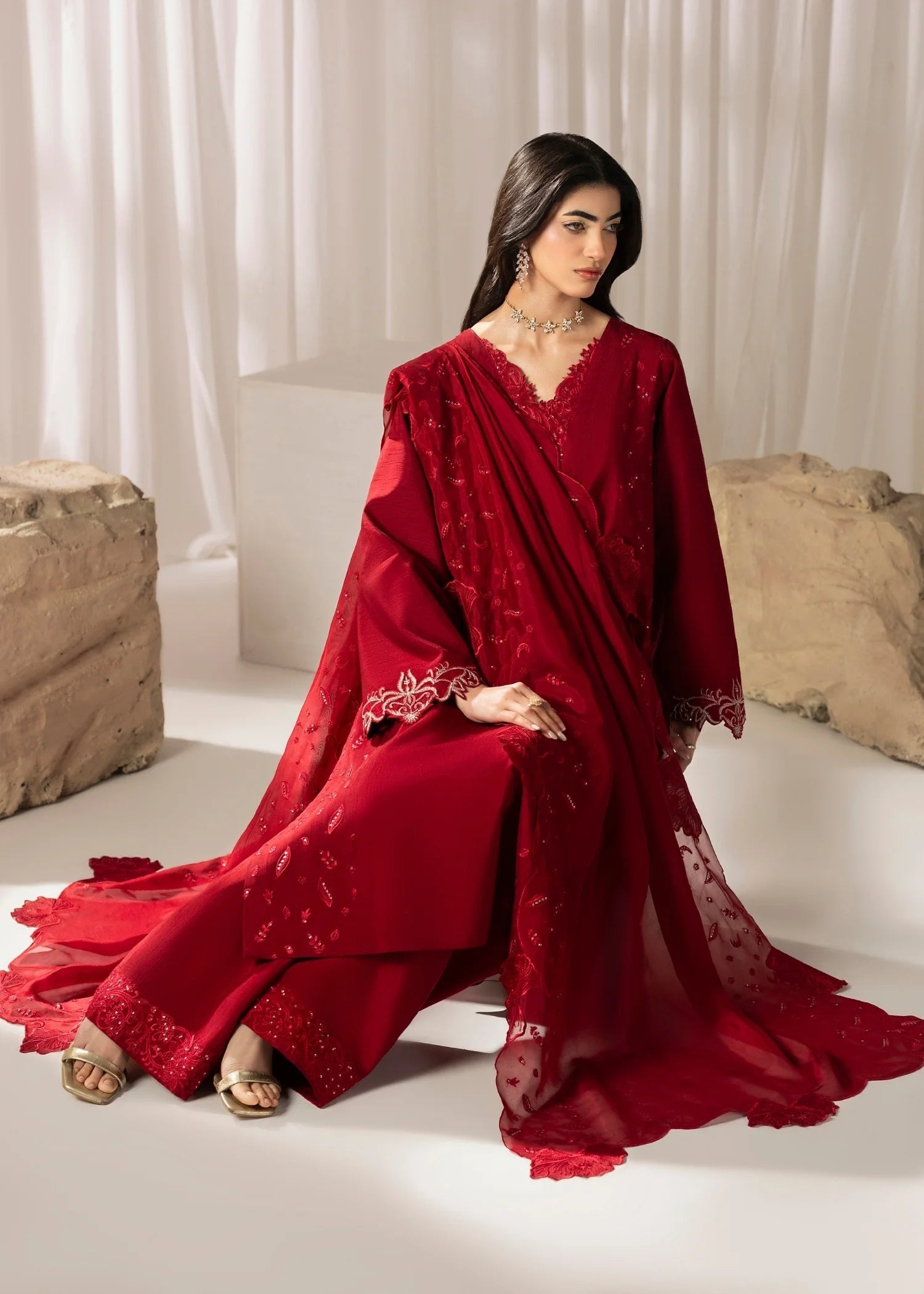 Jamnii | Silk Atelier Pret 26 | CHERRY BLOOM