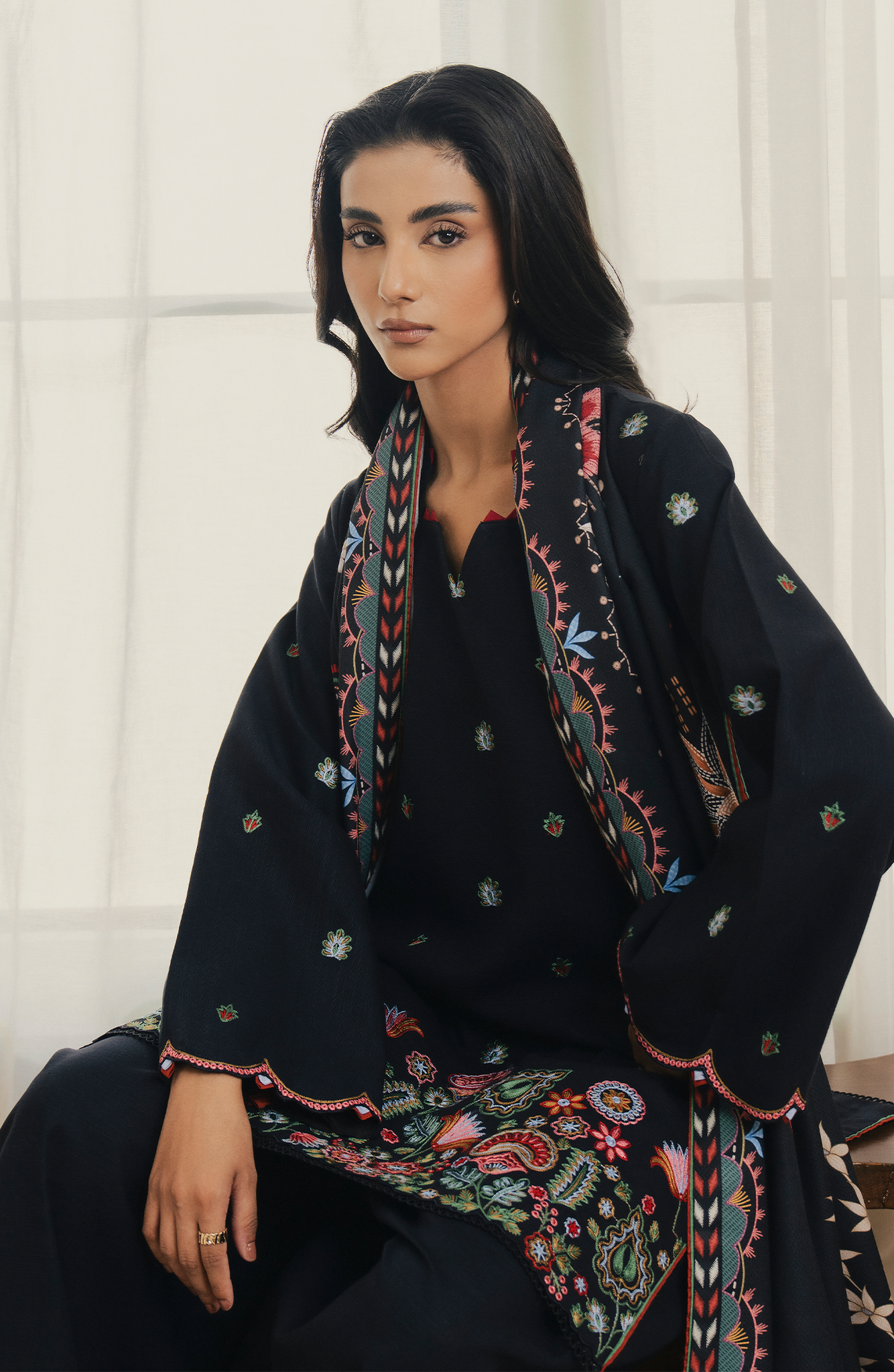 Seran | Winter Embroidered 25 | Nythea