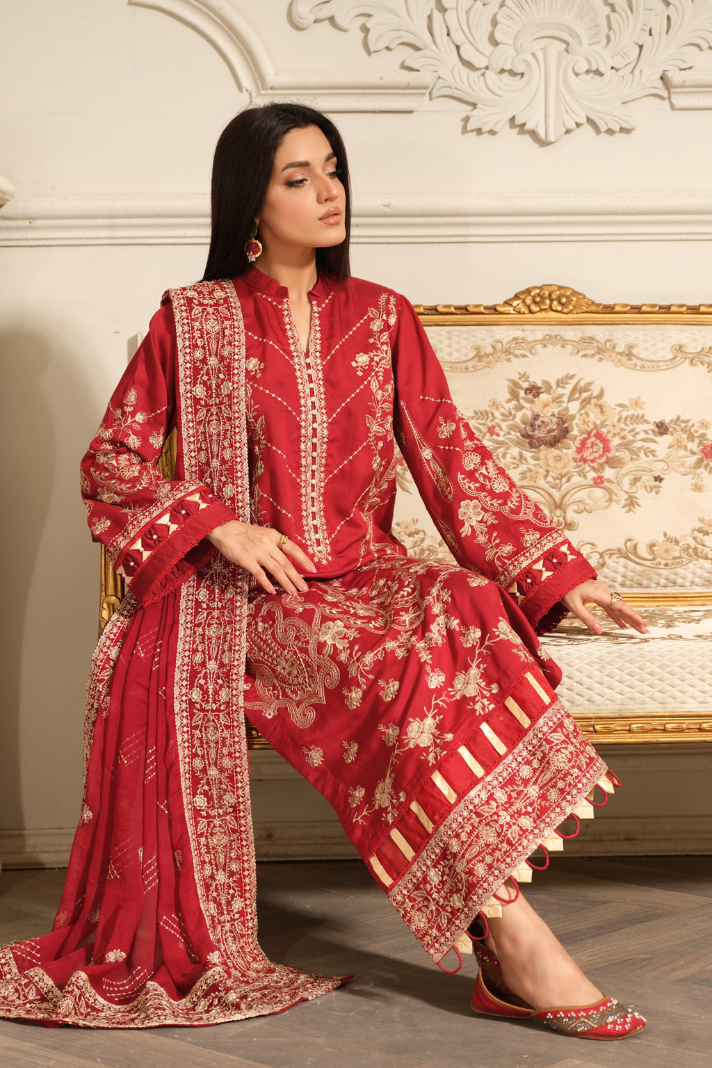 Johra | Silsila Embroidered Viscose | JH-253-SIL