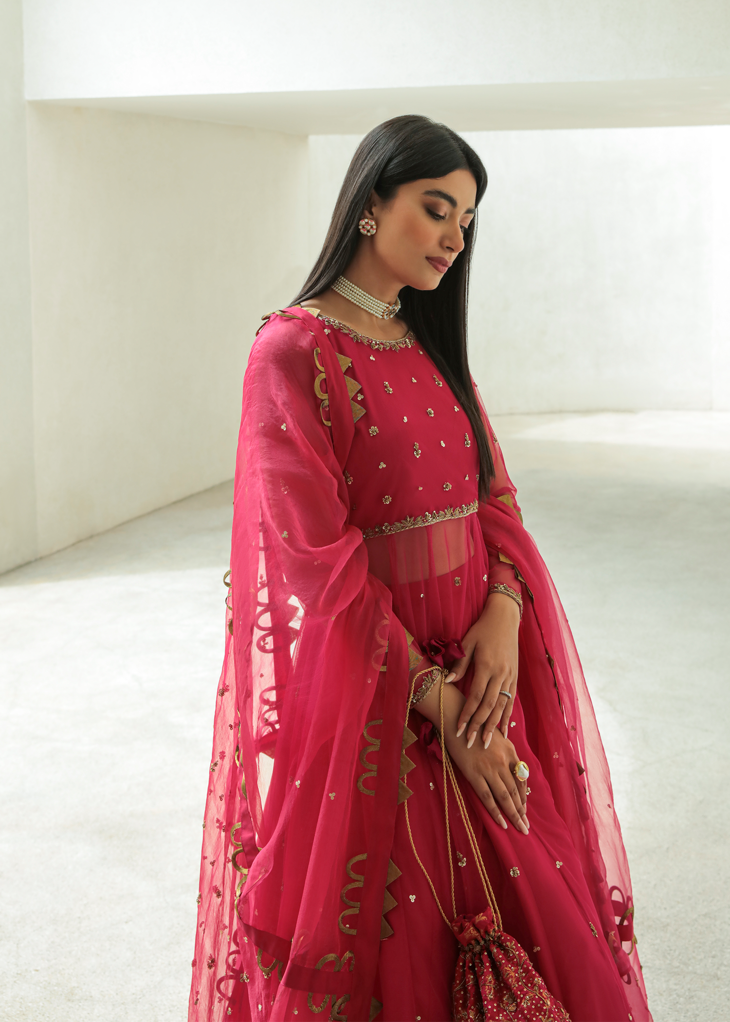 Purple Haze Pret Studio | Apsara Formals | Rose Pink Pashwas