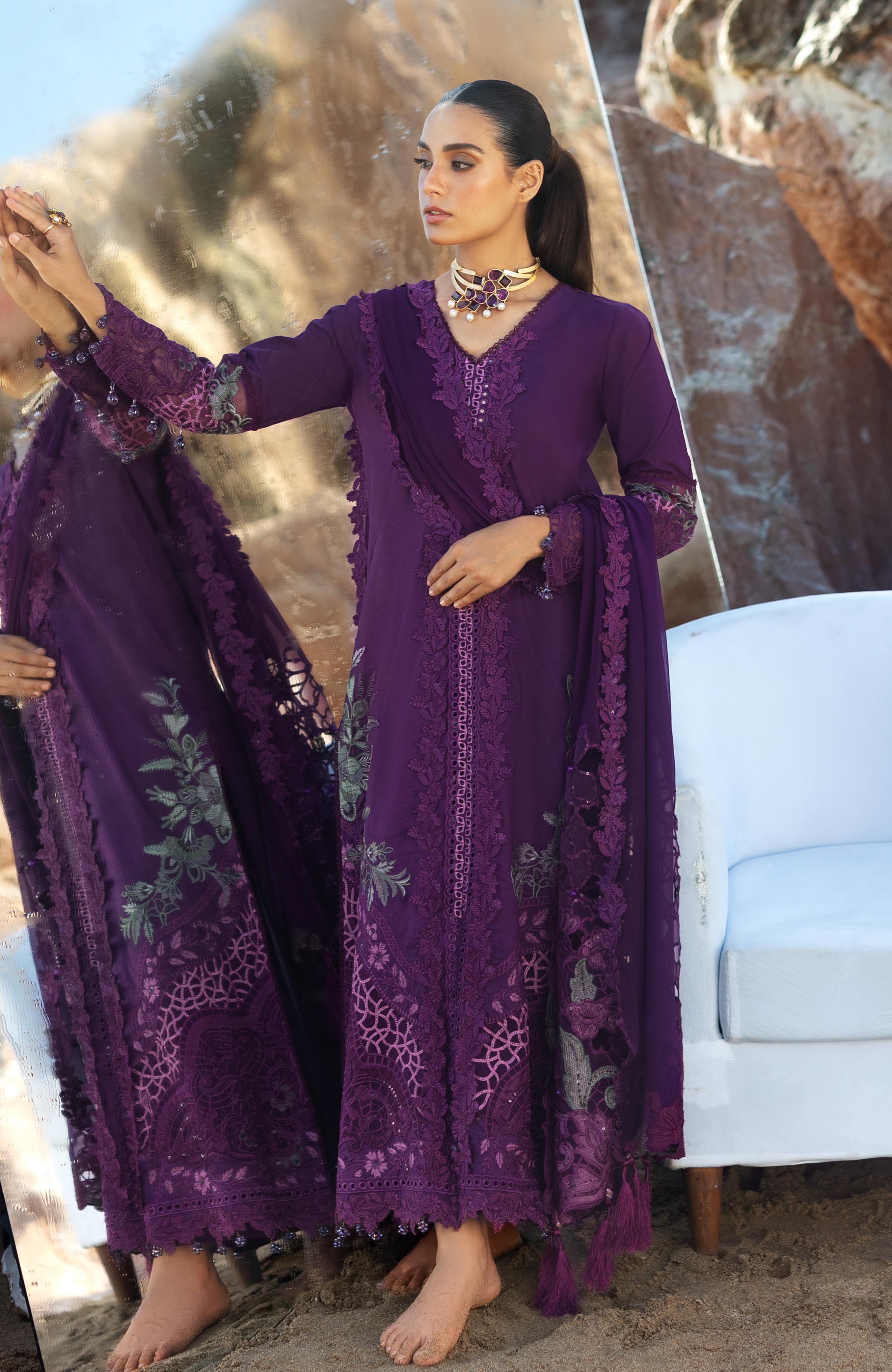 Al Zohaib | Mahiymaan Luxury Lawn 26 | MLL-26-07