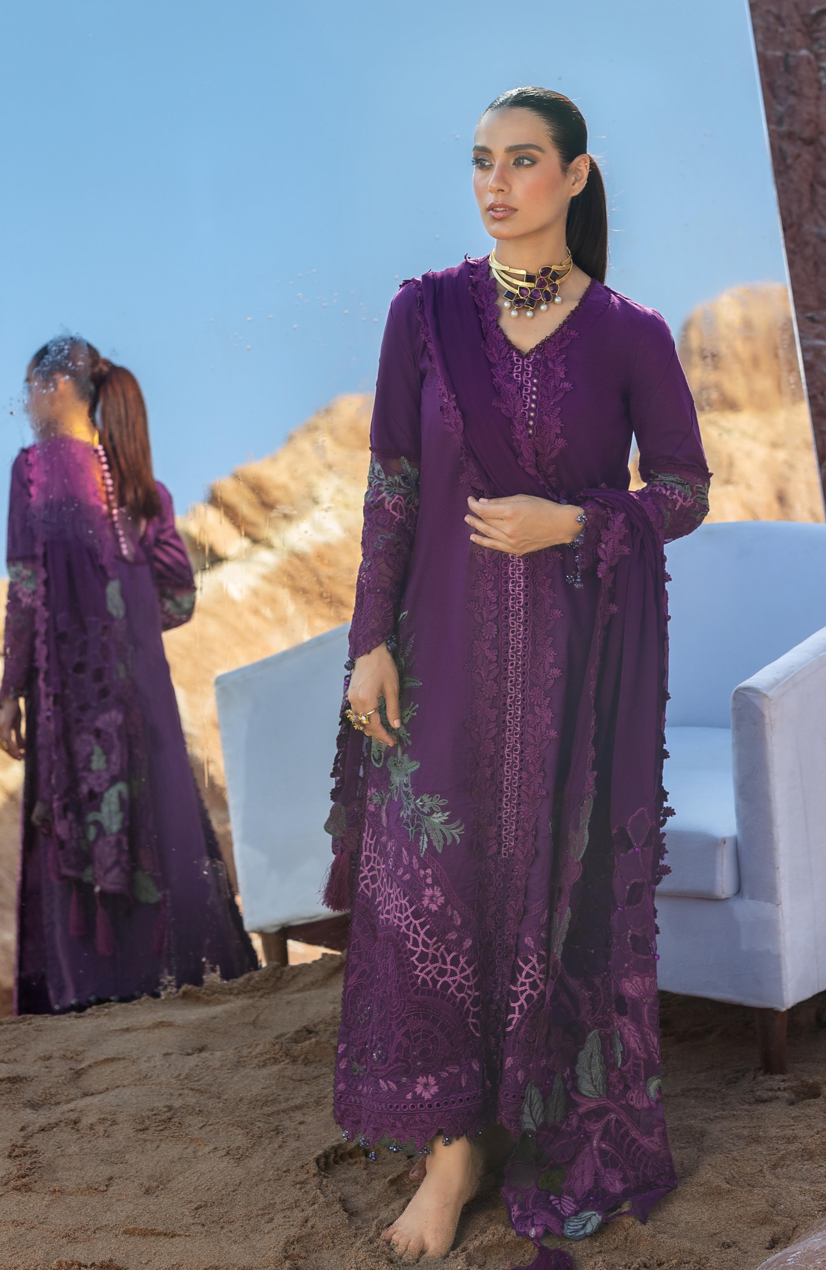 Al Zohaib | Mahiymaan Luxury Lawn 26 | MLL-26-07