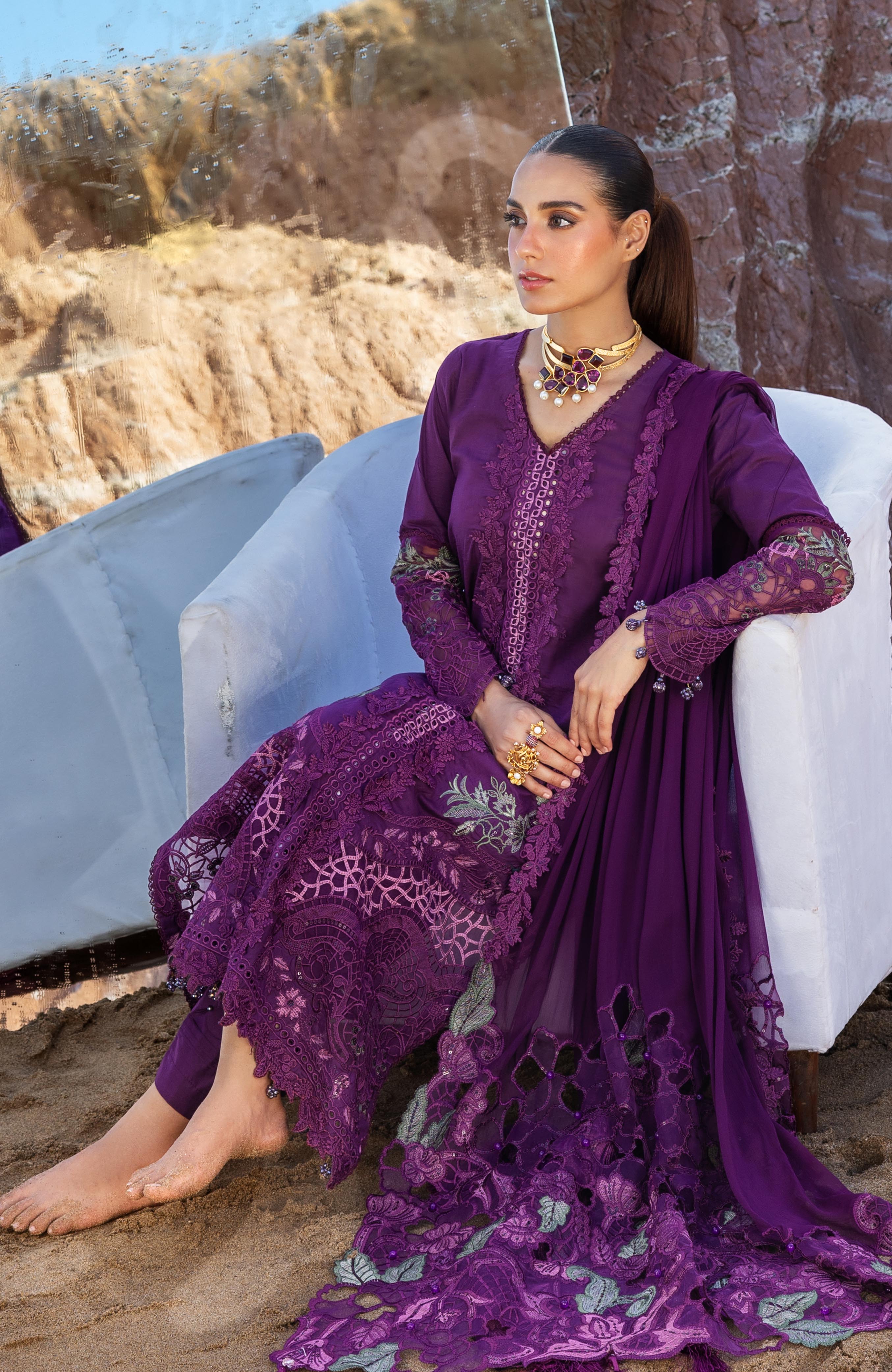 Al Zohaib | Mahiymaan Luxury Lawn 26 | MLL-26-07