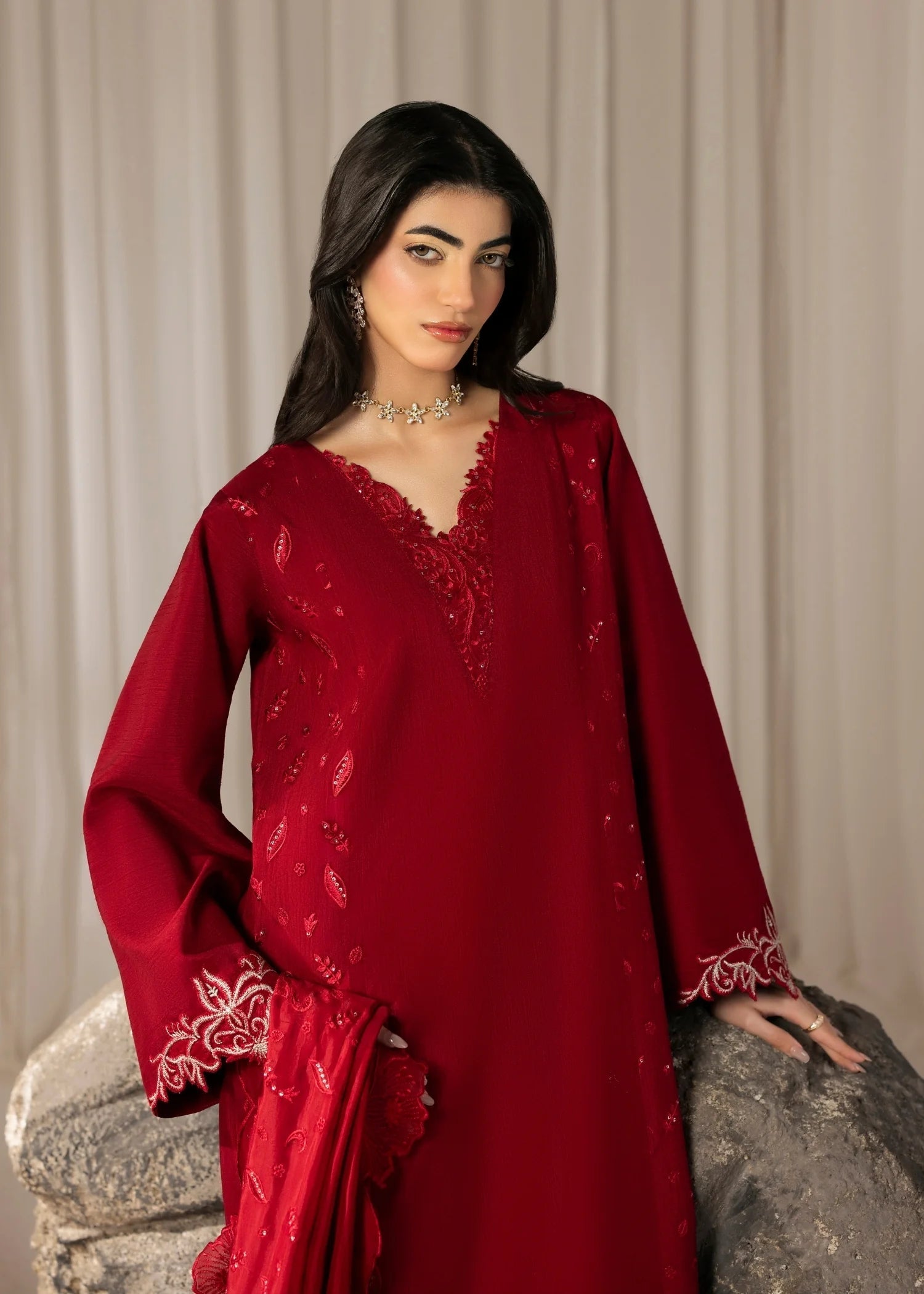 Jamnii | Silk Atelier Pret 26 | CHERRY BLOOM