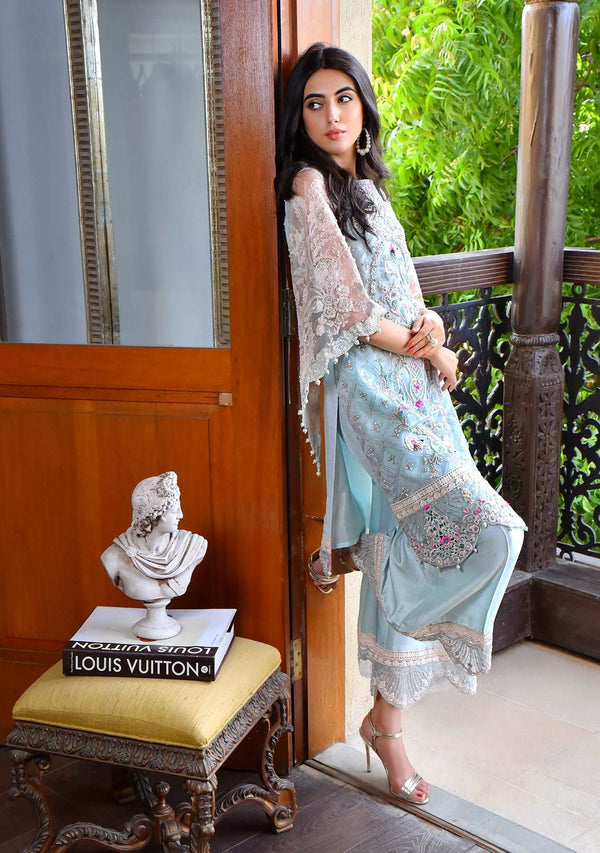 Layla Chatoor | Luxury Pret | Powder Blue