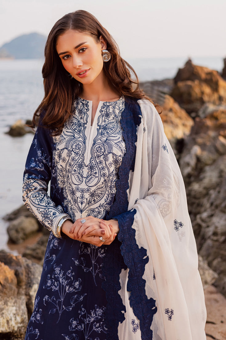 Marjjan | Sahil Lawn | MPL-90 B (Navy Blue)