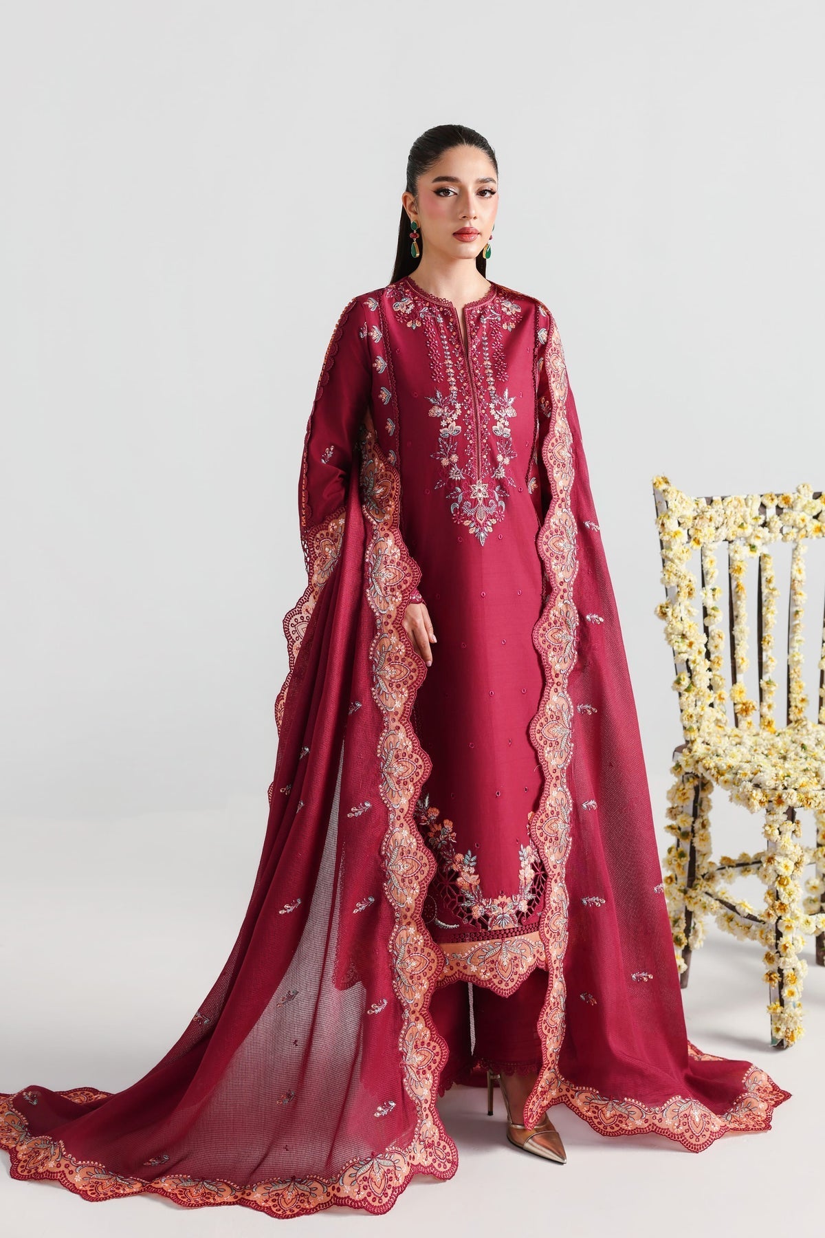 Akbar Aslam | Elan Luxury Lawn 26 | Mehrunissa