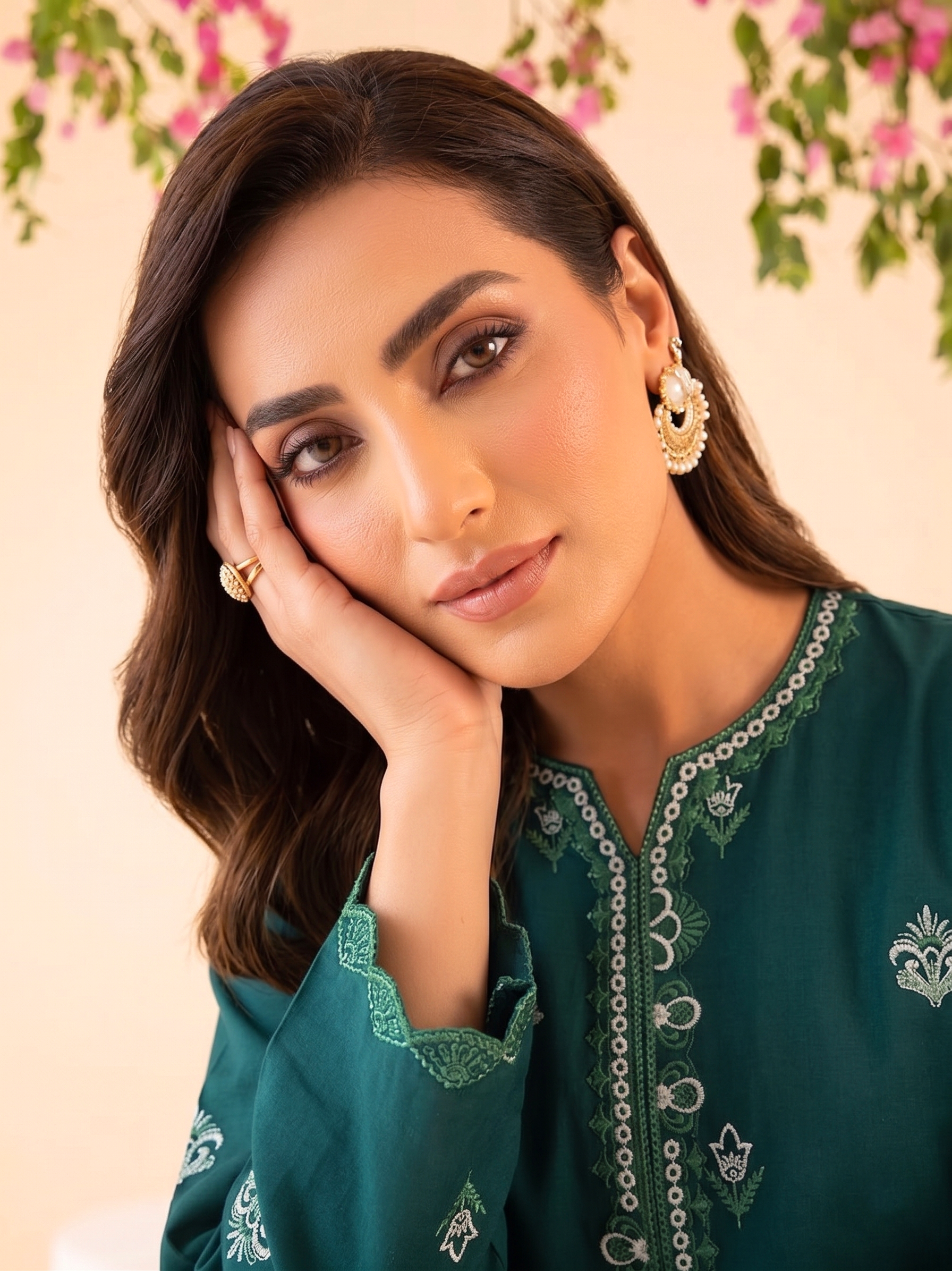 Faiza Faisal | FNF Cords Edit |DEEP TEAL CHARM