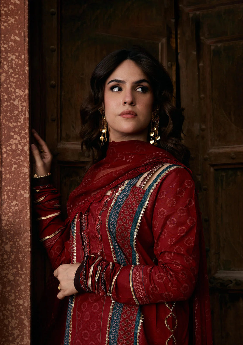 Kahf Premium | Prints Collection 26 | KPS-1A SURKH NOOR