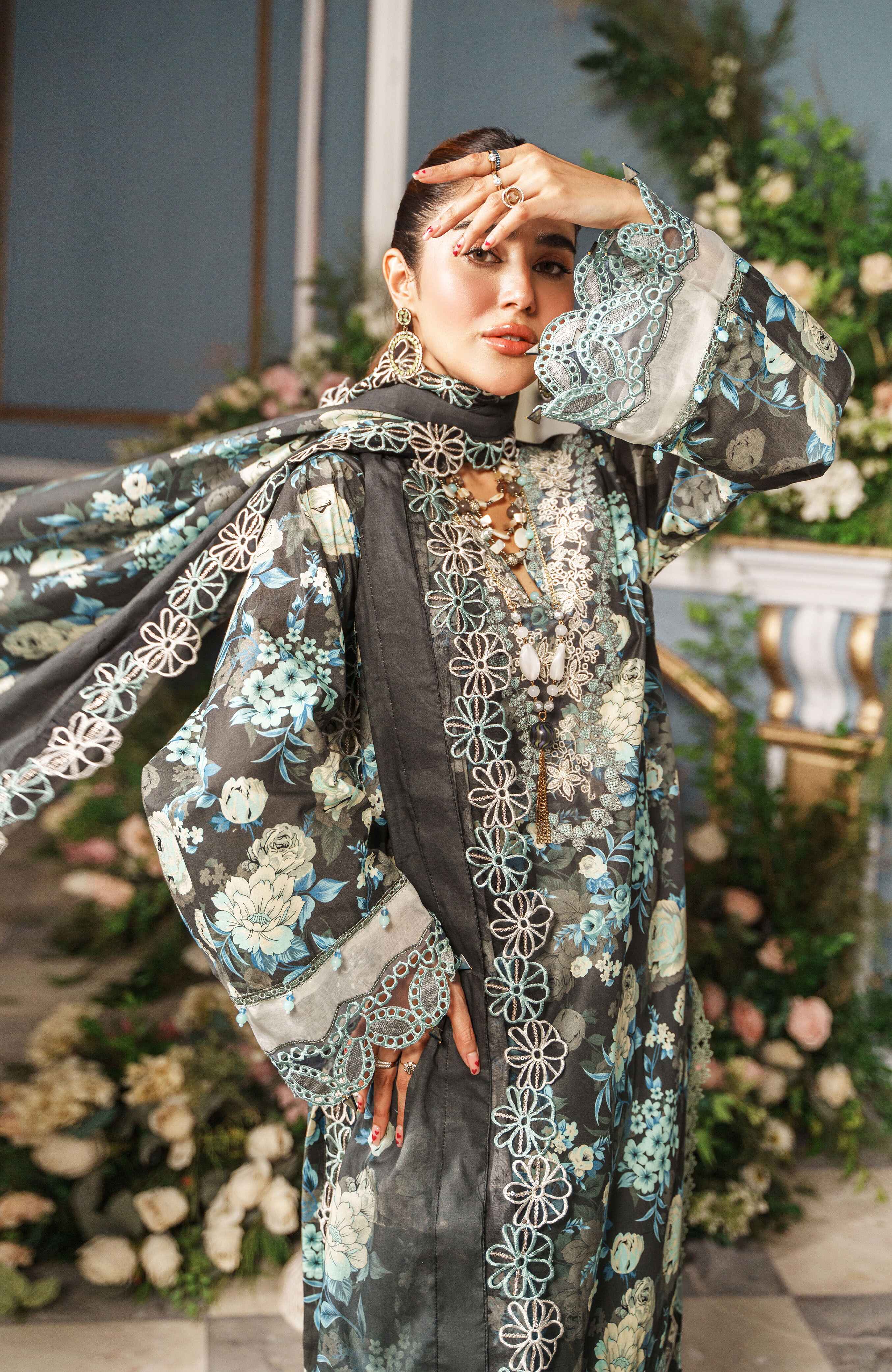 Al Zohaib | Printkari Cutwork Applique 24 | PCA-24-08
