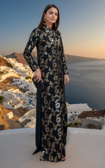 Threads and Motifs | Formal Dresses 25 | Chiffon Embroidered Jacket with Embroidered Trouser
