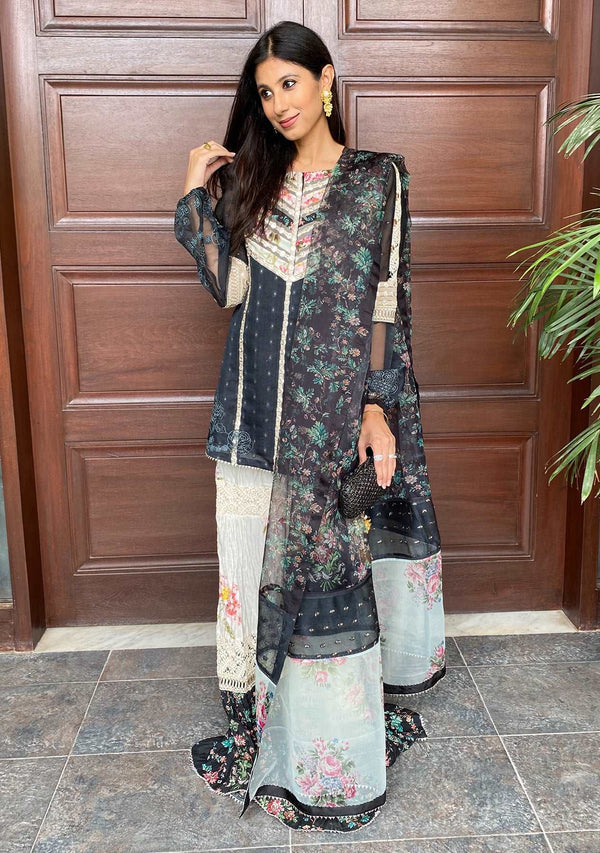 Layla Chatoor | Luxury Pret | Grey Beige