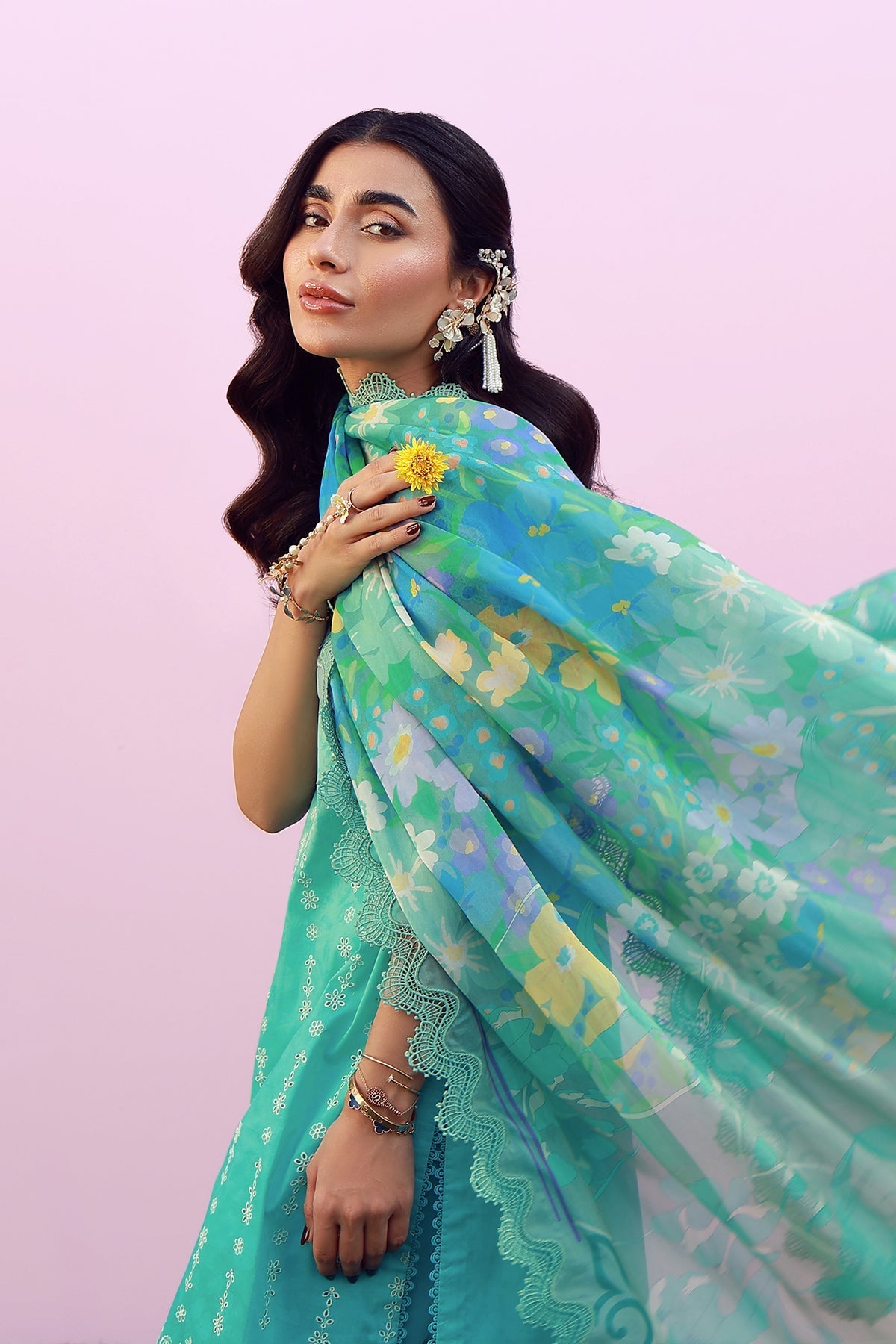 Sahar | Mirha Casual Pret | Turquoise Drift