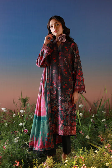 Sahar | Mirha Casual Pret | Noir Roseraie
