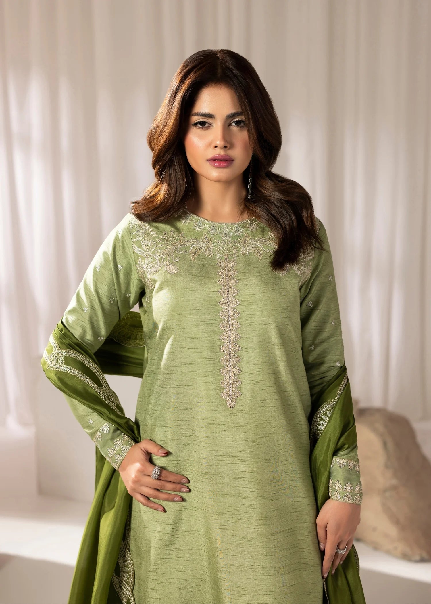 Jamnii | Silk Atelier Pret 26 | MINT CRUSH