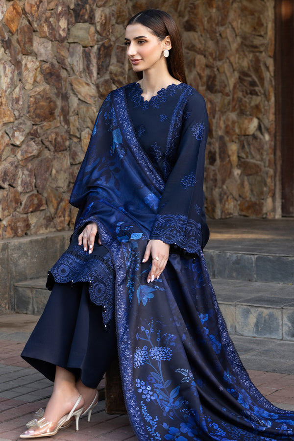 Farasha | Eminence Khaddar 25 | Bluebell