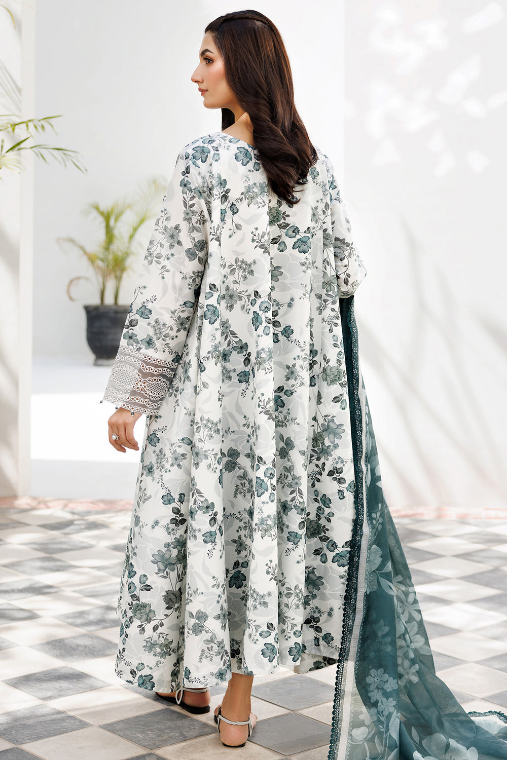 Farasha | Printed Essentials | Smokey Sea