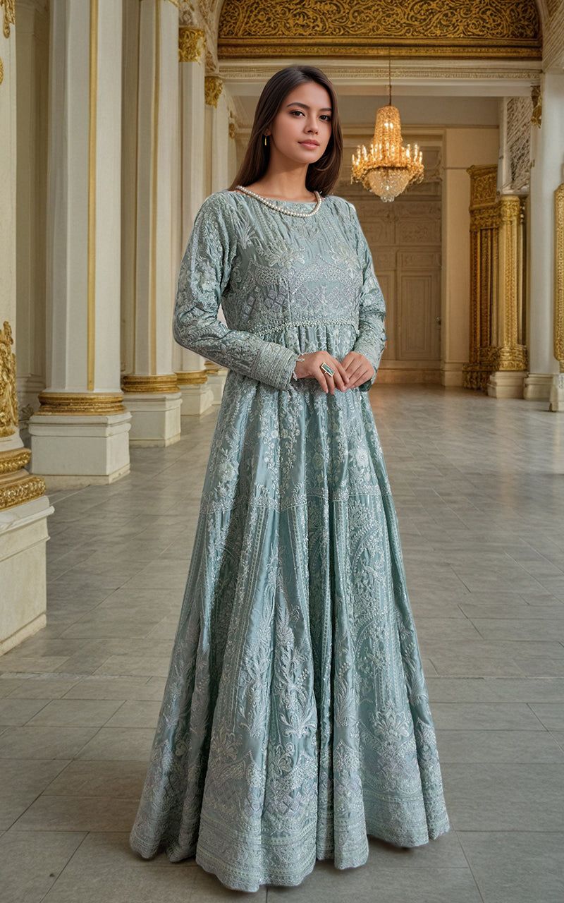 Threads and Motifs | Formal Dresses 25 | Chamois Embroidered Maxi
