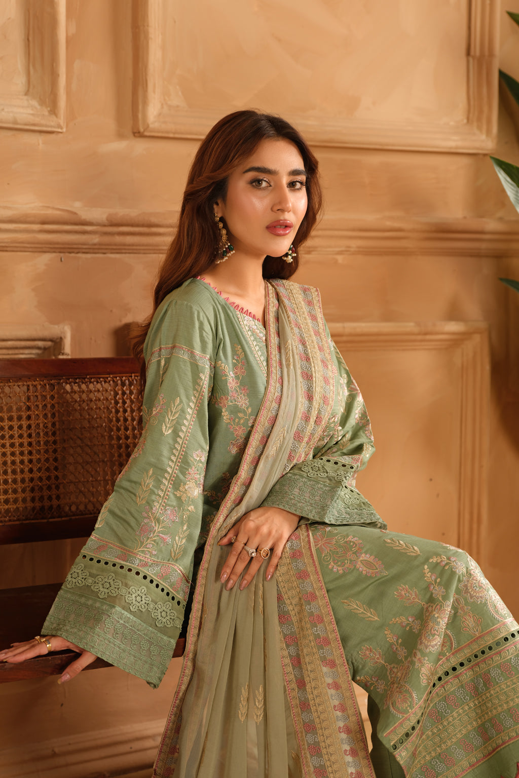 Johra | Shah Jahan Embroidered Viscose | JH-261-SJ