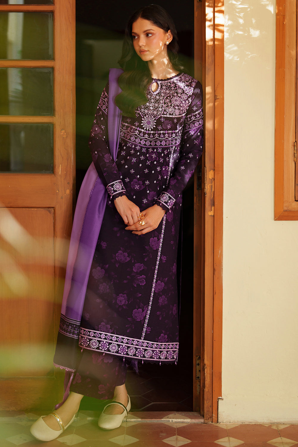 Farasha | Meline Premium Viscose 25 | Plum Powder