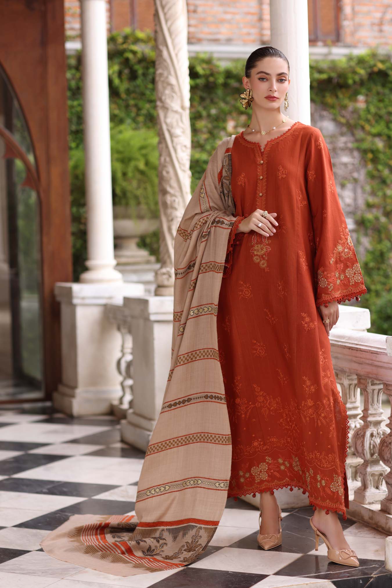 Noor by Saadia Asad | Winter Pashmina 25 | Rustique