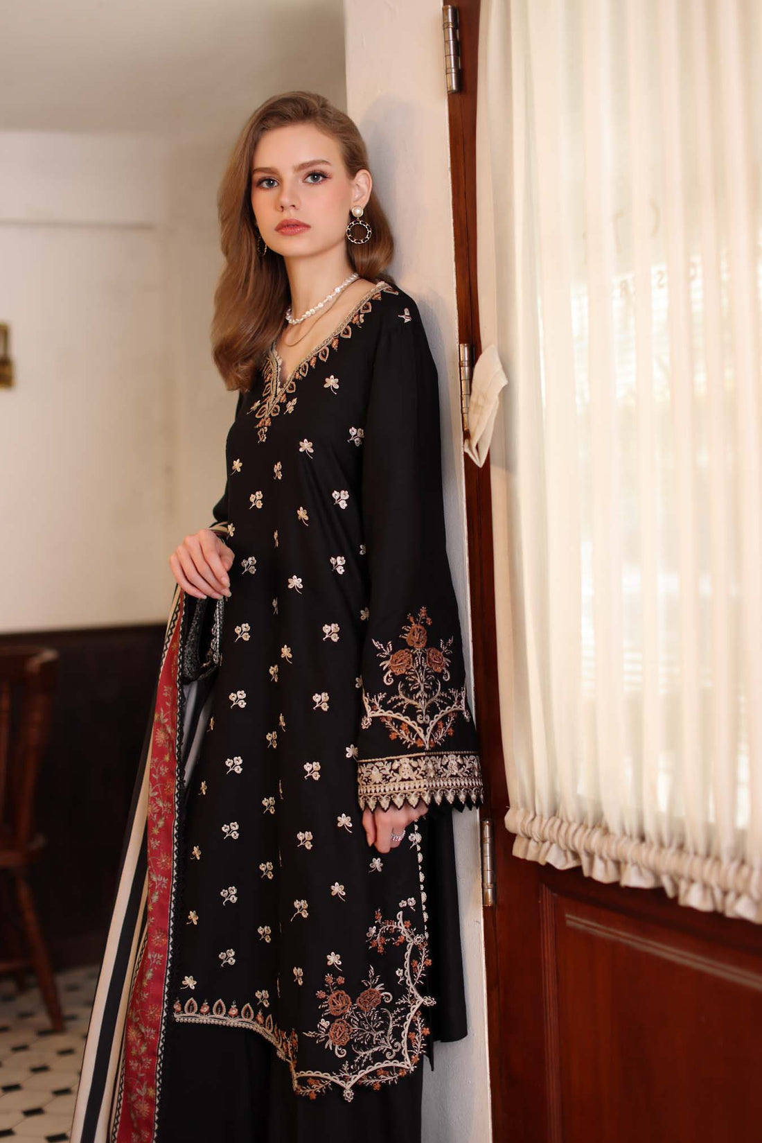 Saadia Asad | Winter Printkhaas 25 | D1 - A