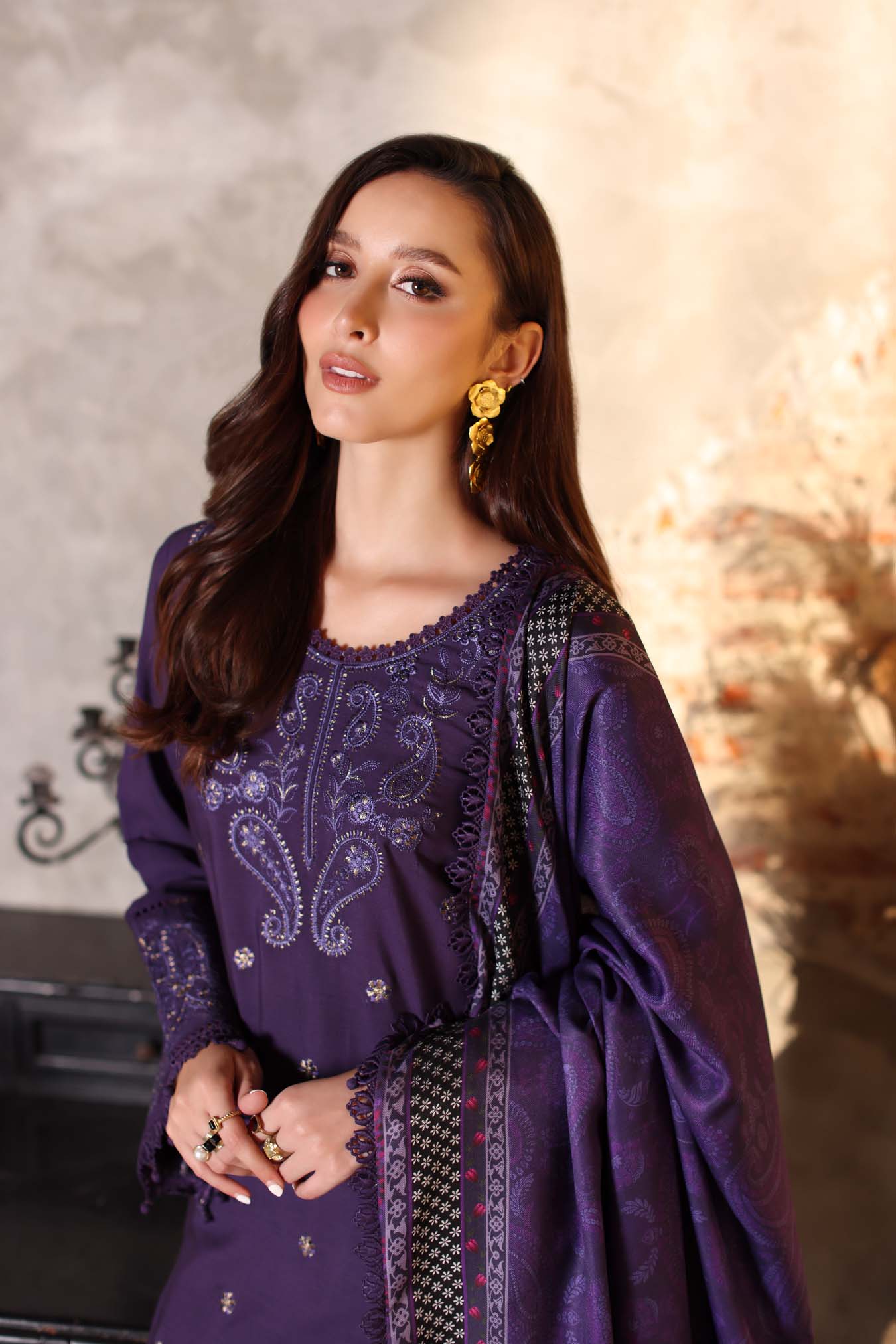 Saadia Asad | Winter Printkhaas 25 |D2 - A