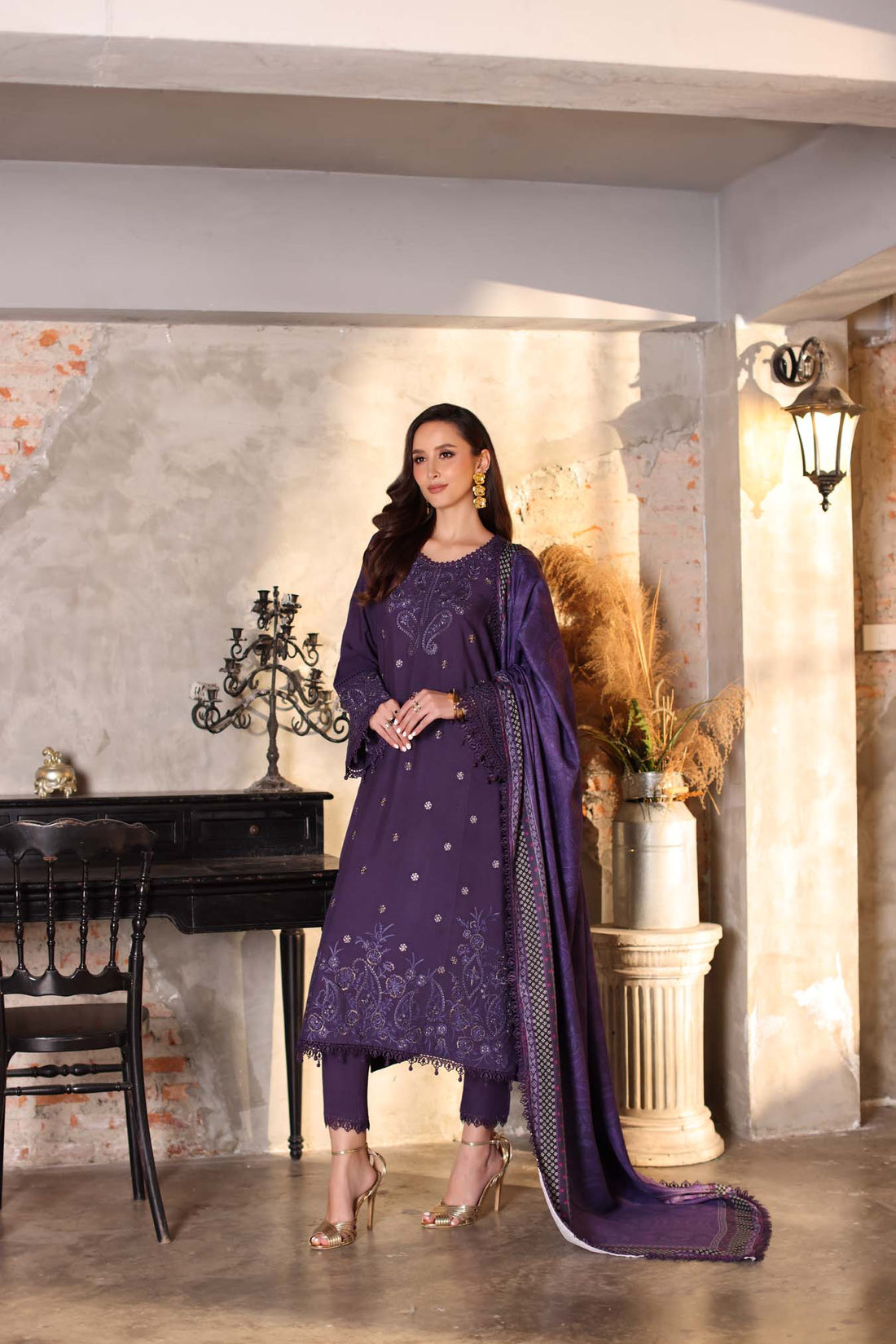 Saadia Asad | Winter Printkhaas 25 |D2 - A