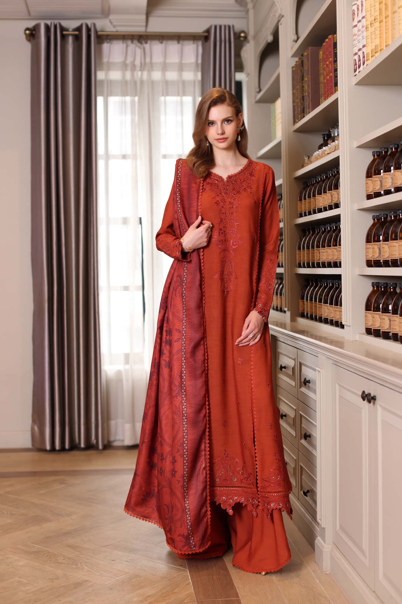 Saadia Asad | Winter Printkhaas 25 |D5 - A