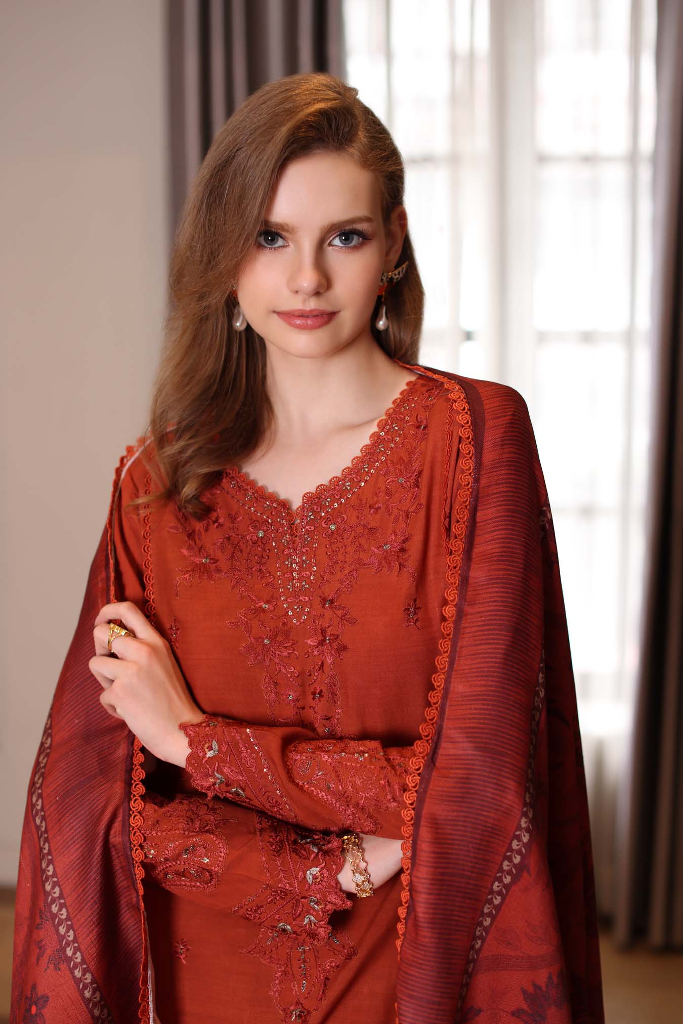 Saadia Asad | Winter Printkhaas 25 |D5 - A
