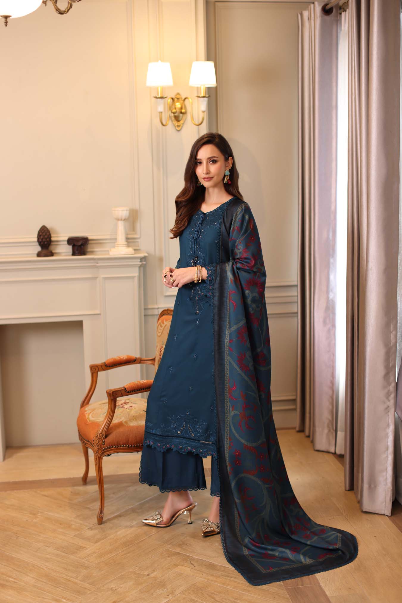 Saadia Asad | Winter Printkhaas 25 | D5 - B