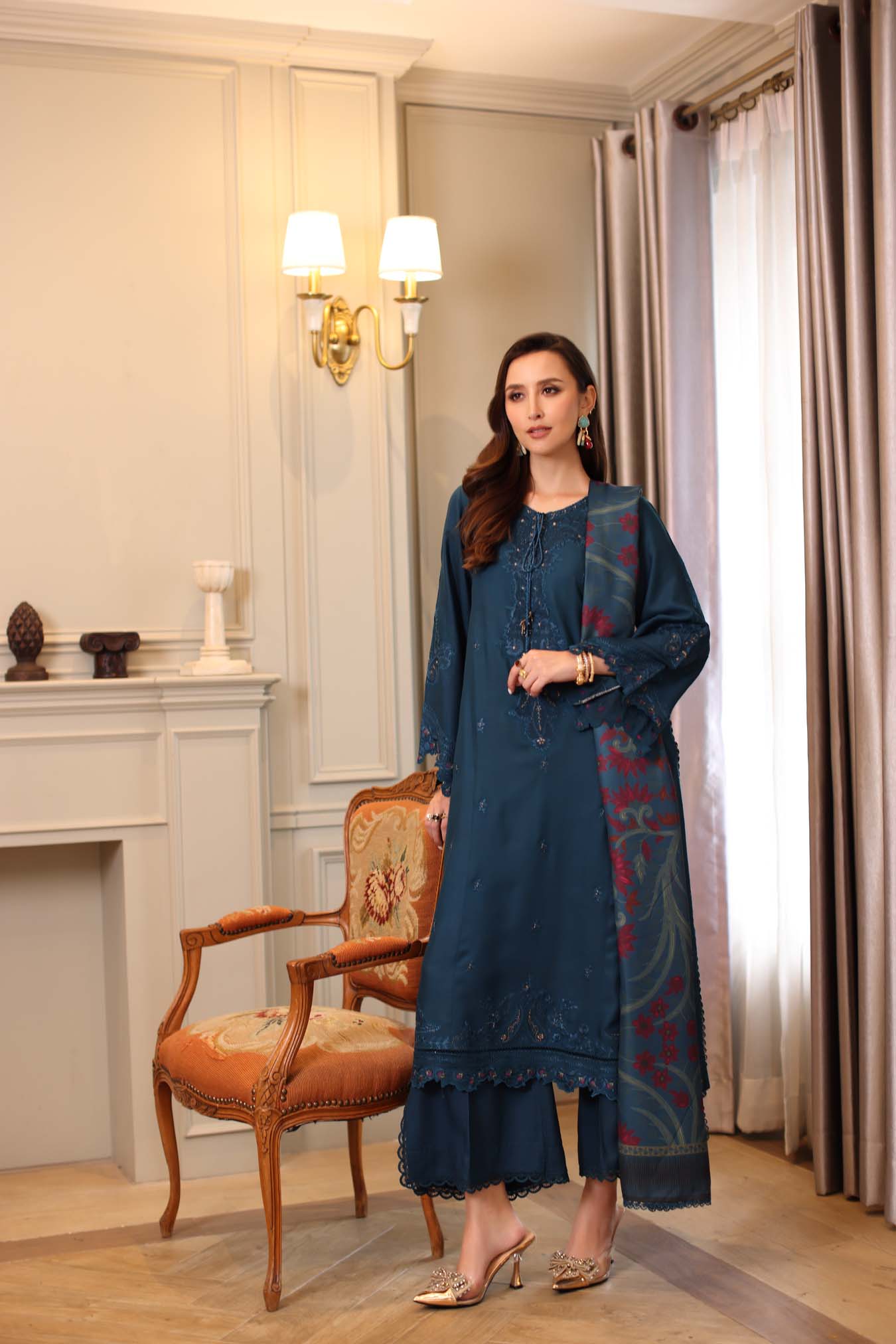 Saadia Asad | Winter Printkhaas 25 | D5 - B