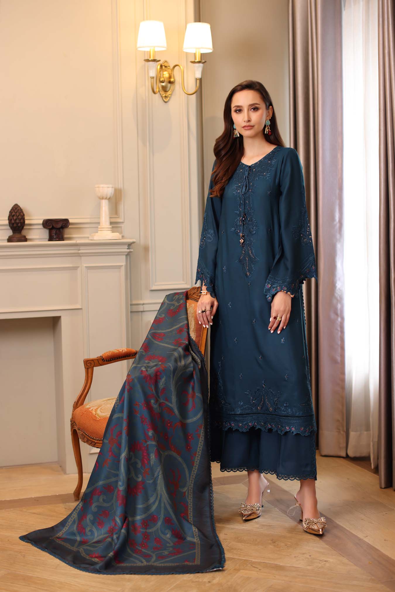Saadia Asad | Winter Printkhaas 25 | D5 - B