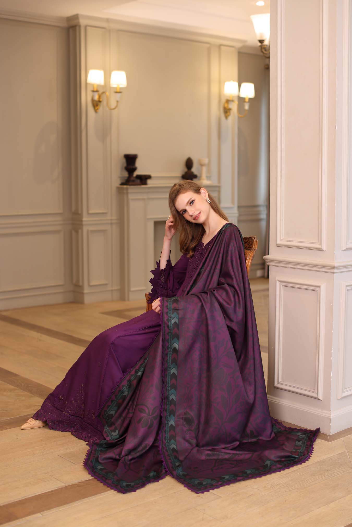 Saadia Asad | Winter Printkhaas 25 | D10 - B