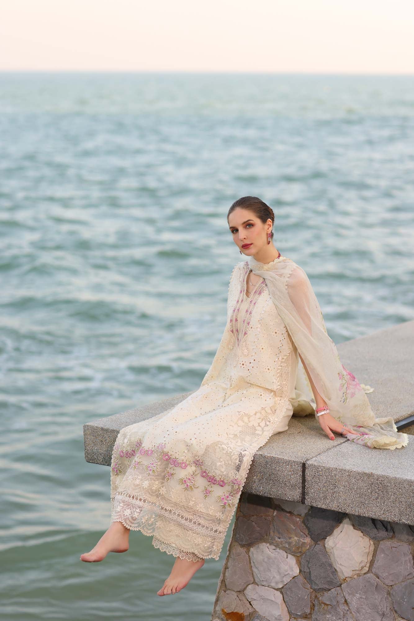 Noor by Saadia Asad | Eid Luxury Laserkari 25 | D3-A