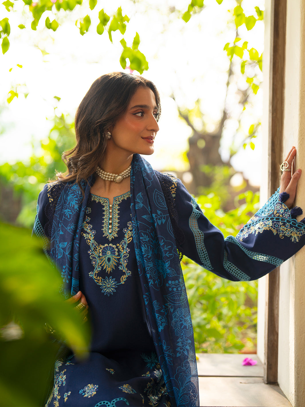 Mahnur | Angan Embroidered Lawn 26 | AN-002