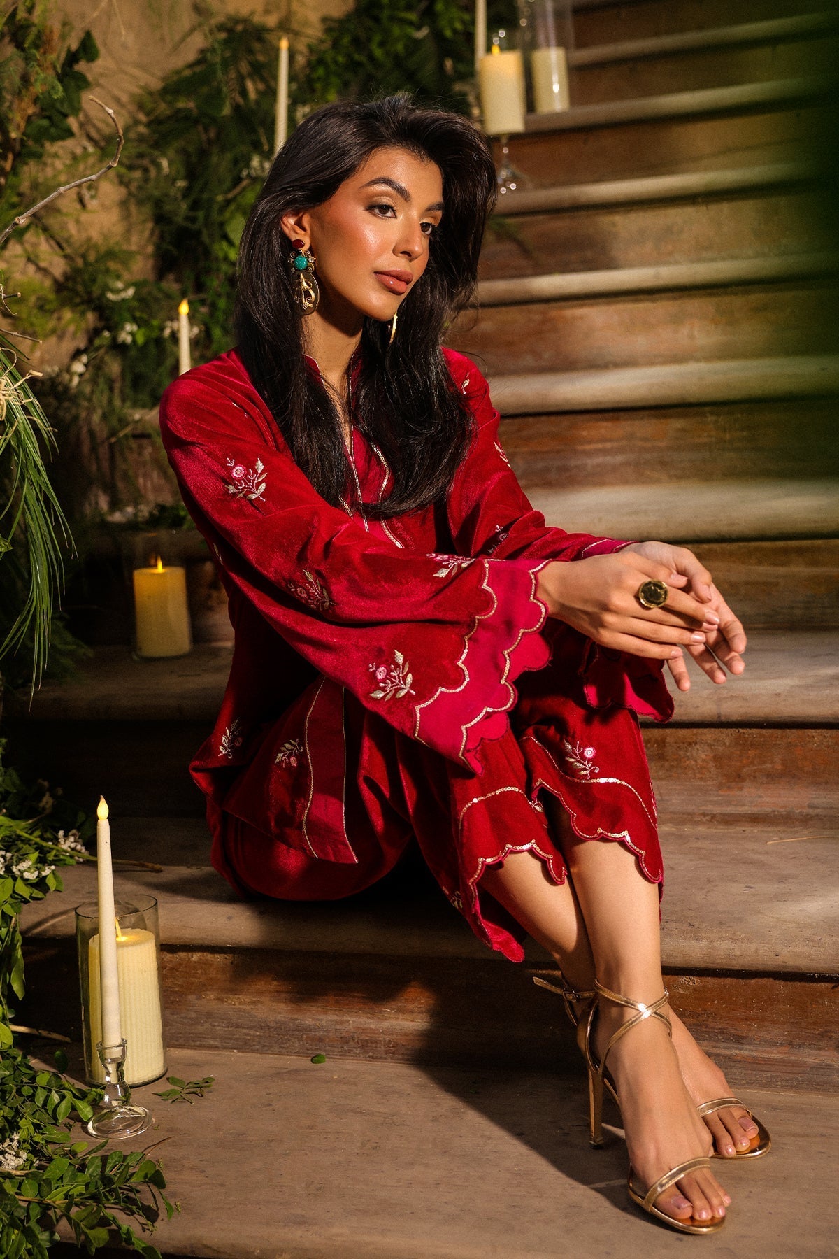 Sahar | Luxury Pret 25 | Crimson Majesty